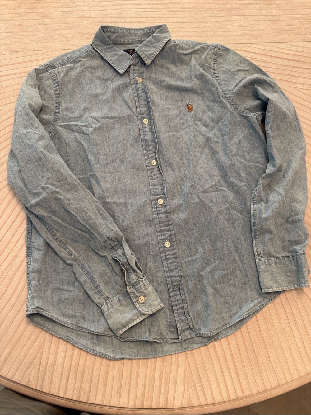 Polo by Ralph Lauren Light Blue Chambray Button-Down Shirt